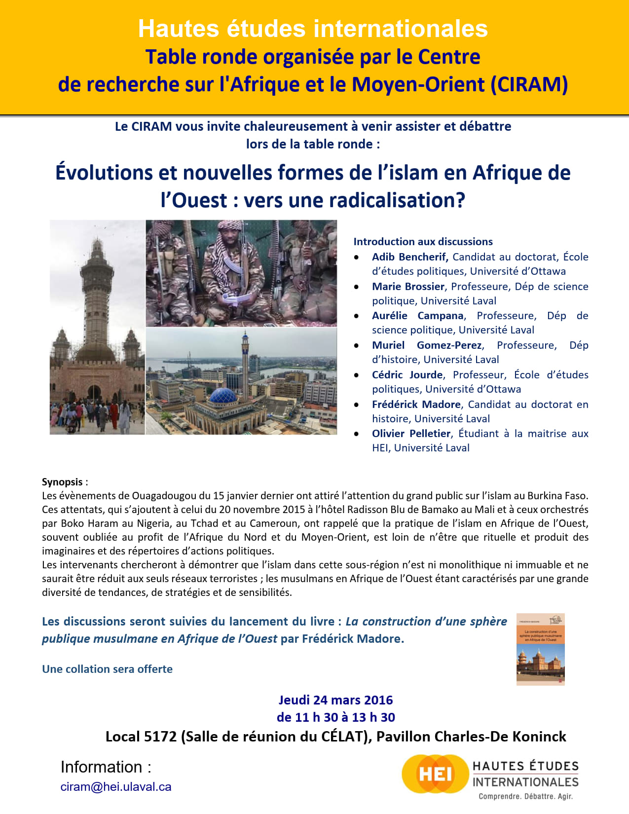 Évolutions et nouvelles formes de l'islam en Afrique de l'Ouest: vers une radicalisation?